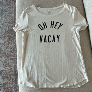 Old navy tee shirt, size medium, cream